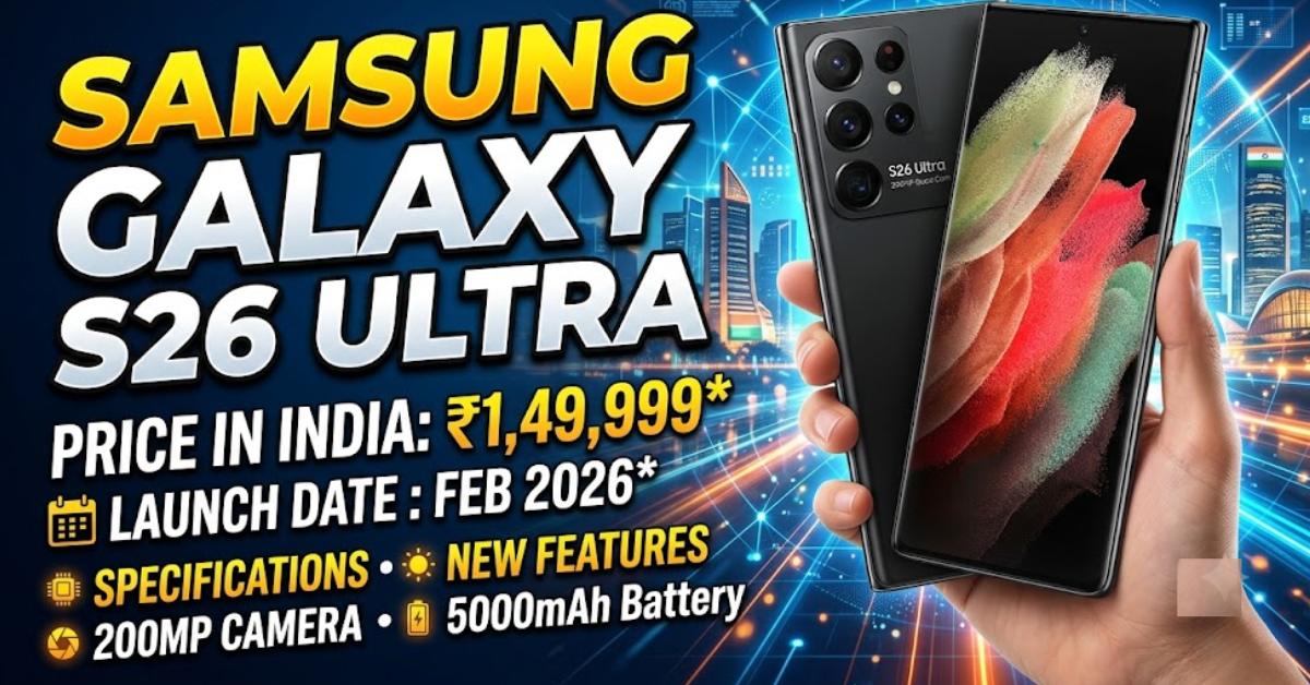 Samsung Galaxy S26 Ultra Price in India