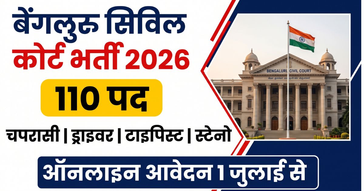 Bangaluru City Civil Court Recruitment 2026