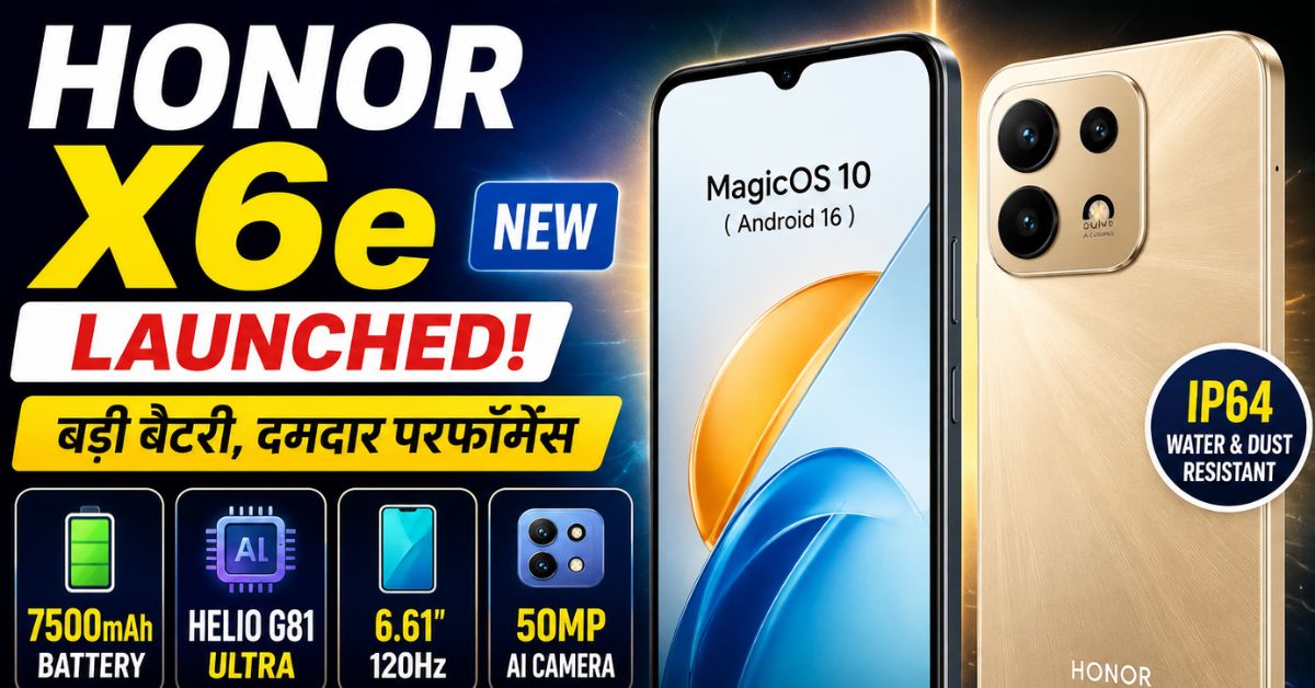Honor X6 Launch Date in India