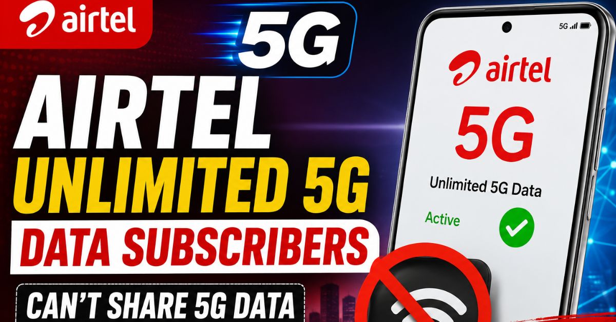 Airtel Unlimited 5G Data Subscribers