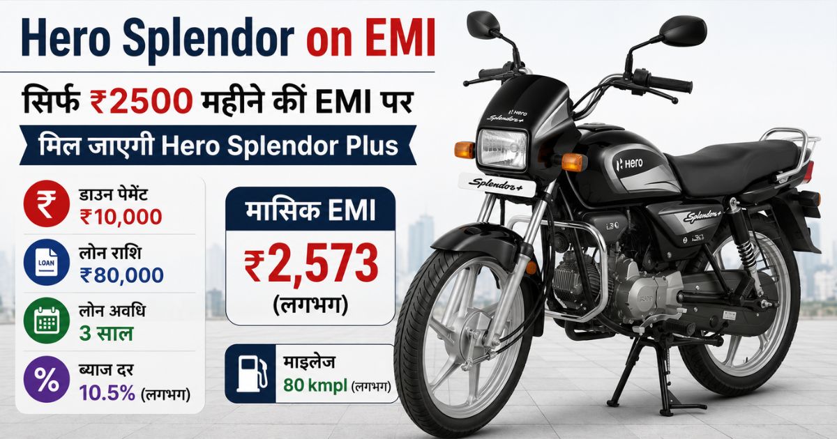 Hero Splendor on EMI