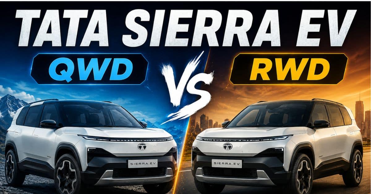 Tata Sierra EV QWD vs RWD