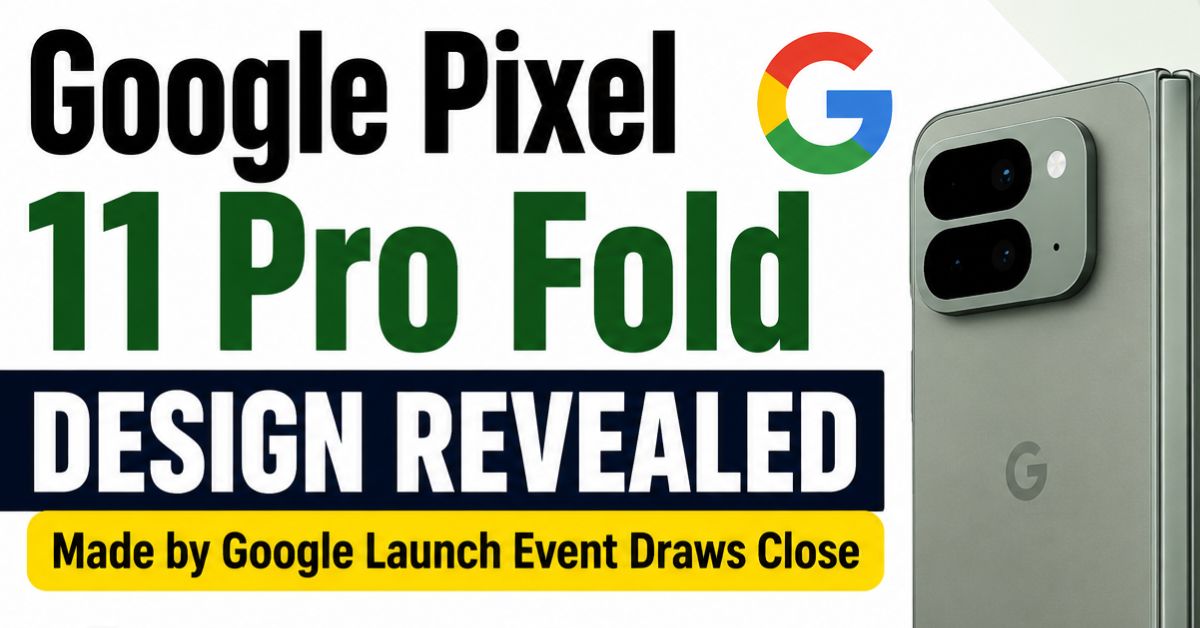Google Pixel 11 Pro Fold Design
