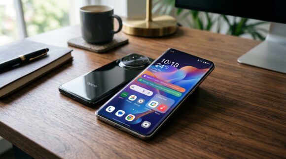 OPPO ColorOS 17 interface showcase fluid design system and AI features presentation
